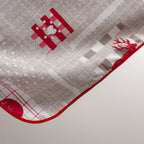 Tραπεζοκαρέ Χριστουγεννιάτικο D265 90X90 Red